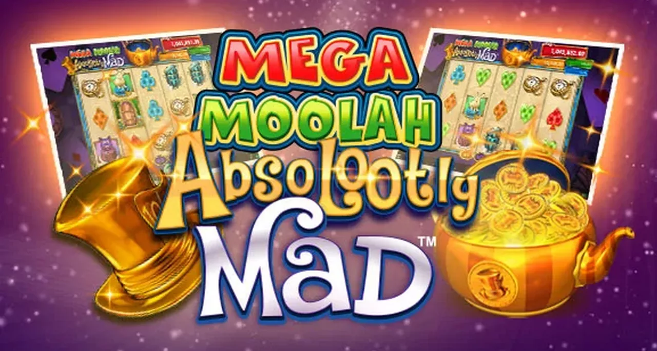 Mega Moolah Absolootely MAD banner Jackpot City Casino.