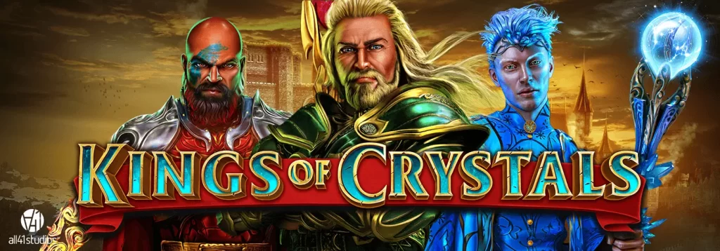 12 novos lançamentos de slots em março de 2022: imagem do slot Kings Of Crystals.