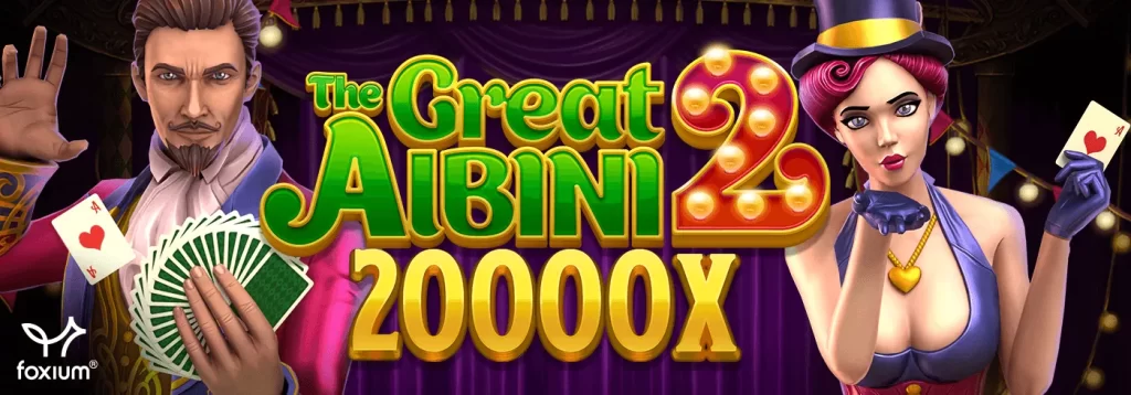 12 new slots releases in March 2022: The Great Albini 2 slot image.