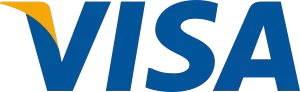 Visa logo.