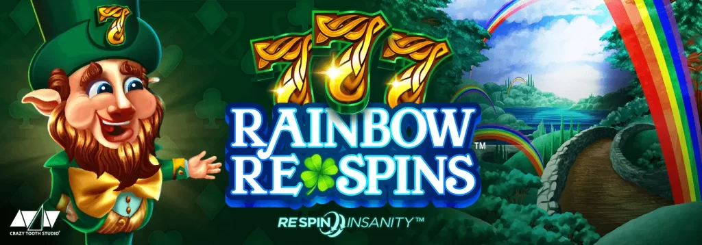 12 nuevos lanzamientos de tragamonedas en marzo de 2022: imagen de tragamonedas 777 Rainbow Respins.